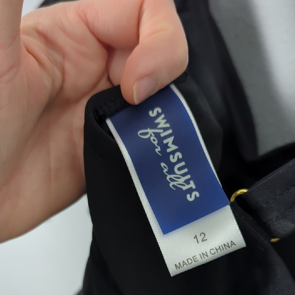 Black One-Piece Swimsuit - Picture 6 of 7